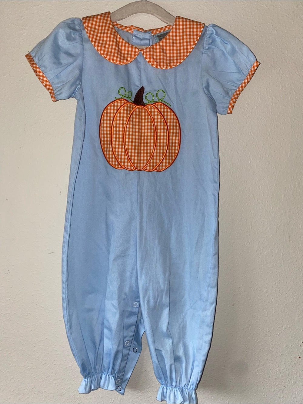 Pumpkin Applique One-Piece